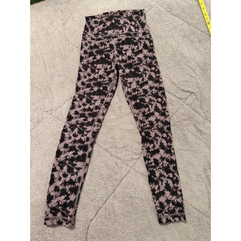 Women’s CRZ YOGA Crazy Yoga Tan Black Tie Dye high Rise Size 2 XS